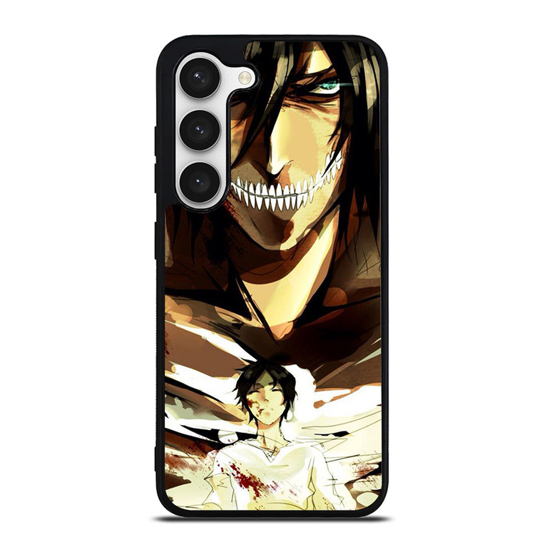 EREN YEAGER ATTACK ON TITAN Samsung Galaxy S23 Case Cover EREN YEAGER ATTACK ON TITAN Samsung Galaxy S23 Case Cover
