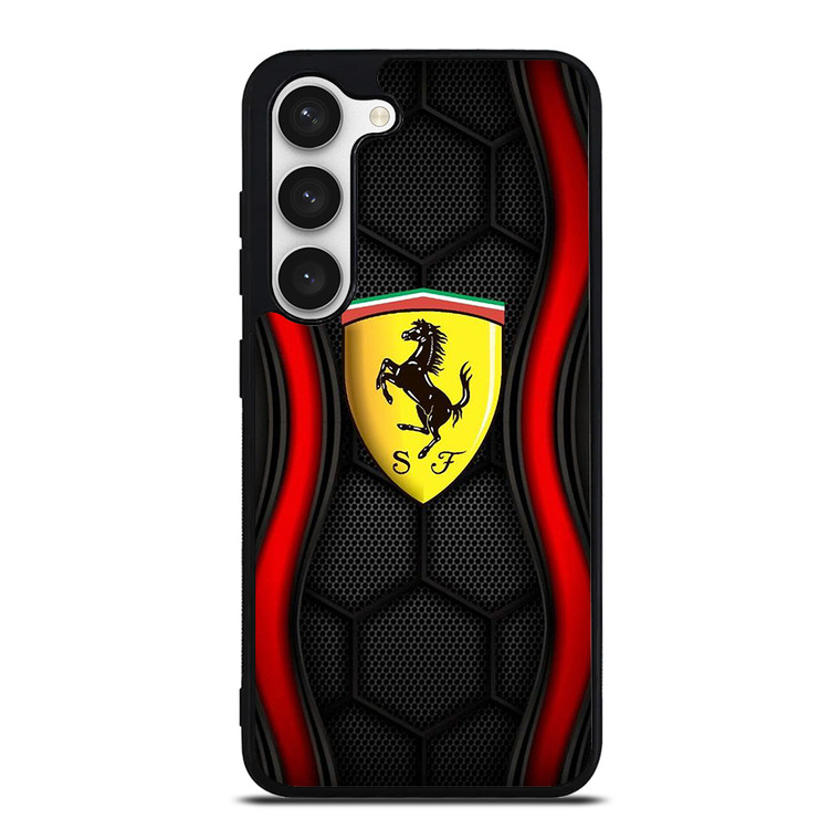 FERRARI HEXAGON Samsung Galaxy S23 Case Cover FERRARI HEXAGON Samsung Galaxy S23 Case Cover