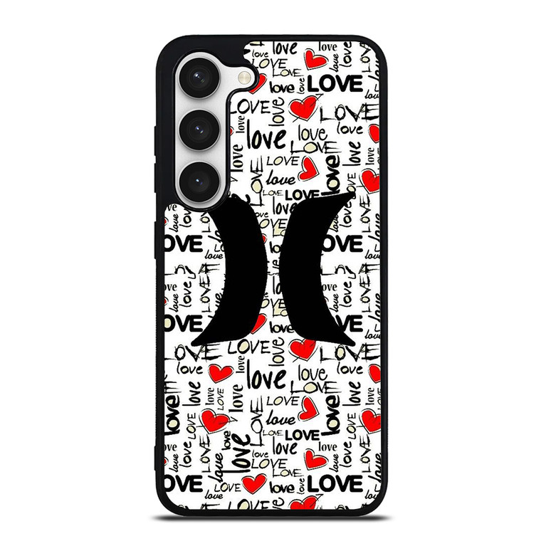 HURLEY LOGO PATTERN Samsung Galaxy S23 Case Cover