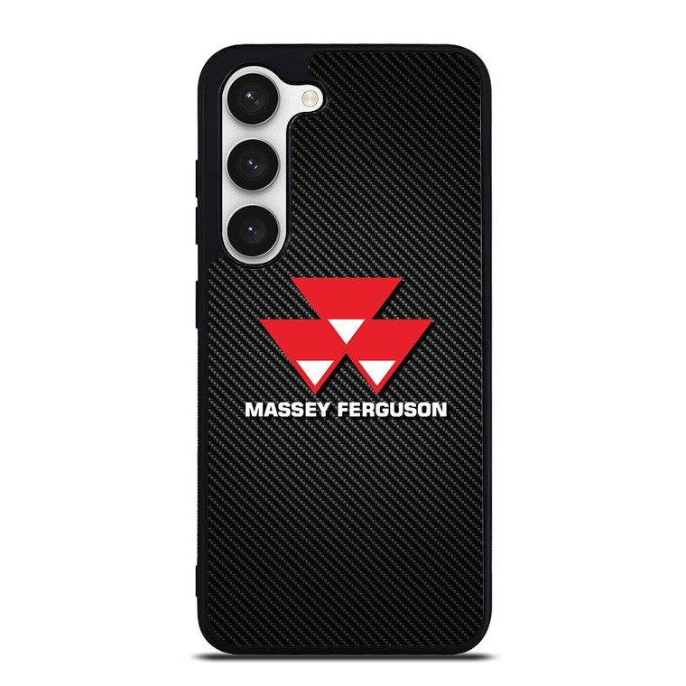 MASSEY FERGUSON TRACTOR LOGO CARBON Samsung Galaxy S23 Case Cover