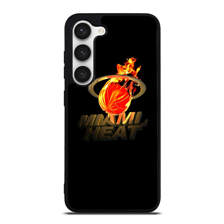 MIAMI HEAT FIRE LOGO Samsung Galaxy S23 Case Cover