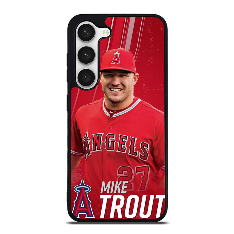 MIKE TROUT 27 LOS ANGELES ANGELS Samsung Galaxy S23 Case Cover
