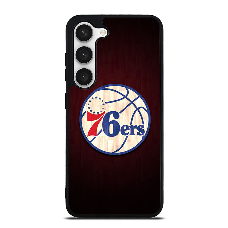 PHILADELPHIA 76ERS WOODEN LOGO Samsung Galaxy S23 Case Cover