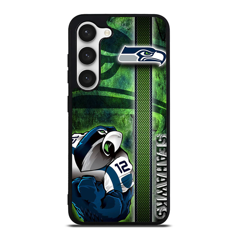 SEATTLE SEAHAWKS HAWKS Samsung Galaxy S23 Case Cover SEATTLE SEAHAWKS HAWKS Samsung Galaxy S23 Case Cover