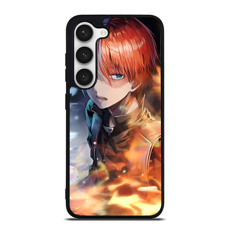 SHOTO TODOROKI FACE MY HERO ACADEMIA Samsung Galaxy S23 Case Cover