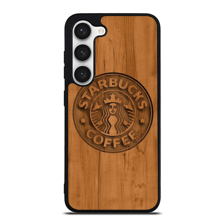STARBUCKS COFFEE WOODEN Samsung Galaxy S23 Case Cover