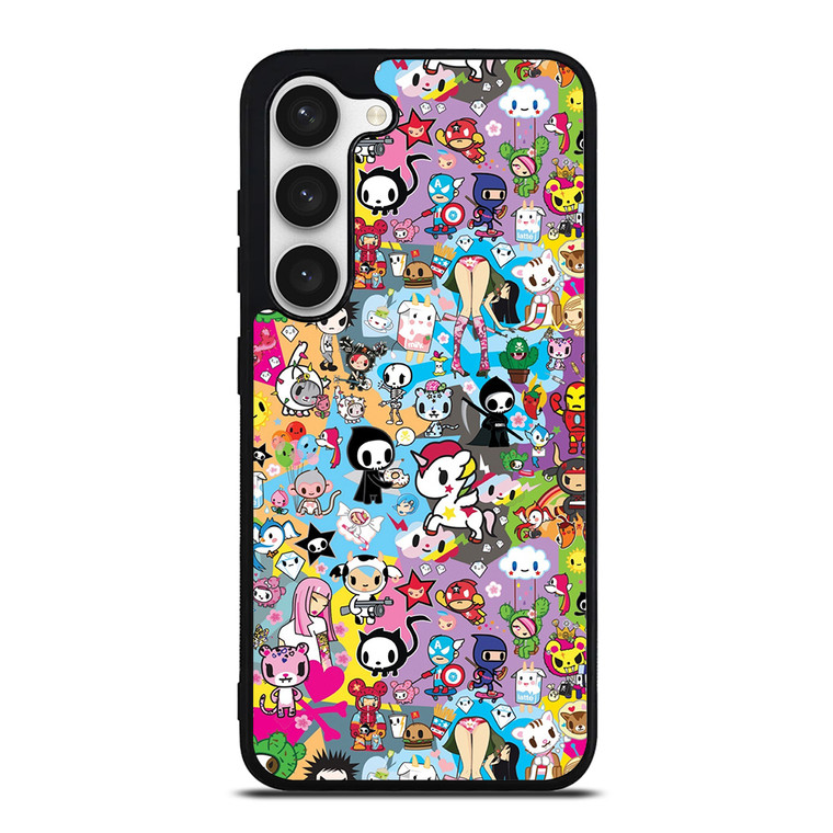 TOKIDOKI UNICORNO COLLAGE Samsung Galaxy S23 Case Cover TOKIDOKI UNICORNO COLLAGE Samsung Galaxy S23 Case Cover