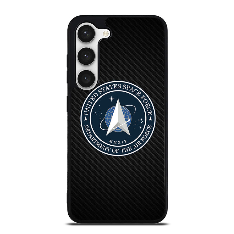 UNITED STATES SPACE CORPS USSC CARBON LOGO Samsung Galaxy S23 Case Cover