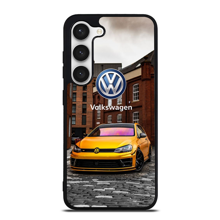 VW VOLKSWAGEN GTI CAR YEELOW Samsung Galaxy S23 Case Cover