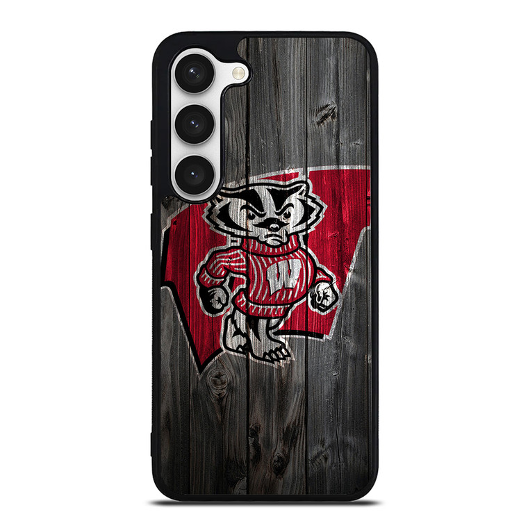WISCONSIN BADGERS 1 Samsung Galaxy S23 Case Cover