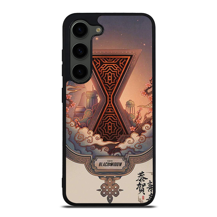 BLACK WIDOW LOGO ETERNAL Samsung Galaxy S23 Plus Case Cover