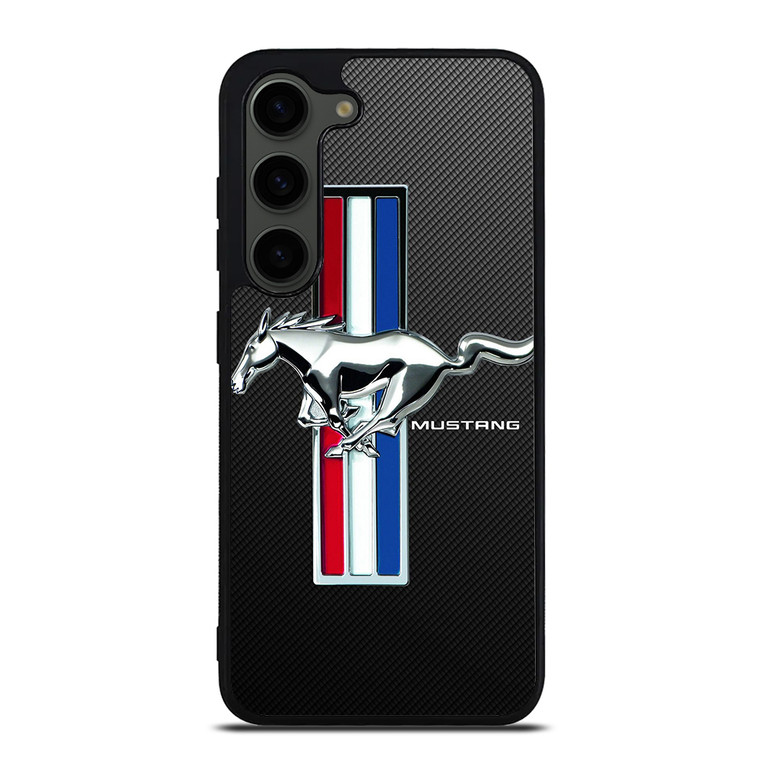 FORD MUSTANG GT LOGO CARBON Samsung Galaxy S23 Plus Case Cover