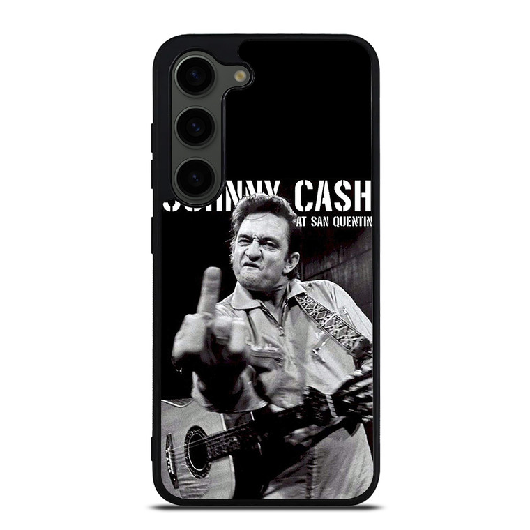 JOHNNY CASH MIDDLE FINGER Samsung Galaxy S23 Plus Case Cover
