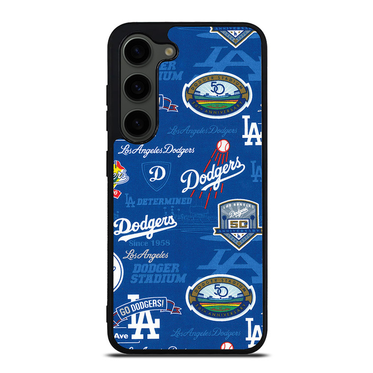 LOS ANGELES DODGERS LOGO COLLAGE Samsung Galaxy S23 Plus Case Cover