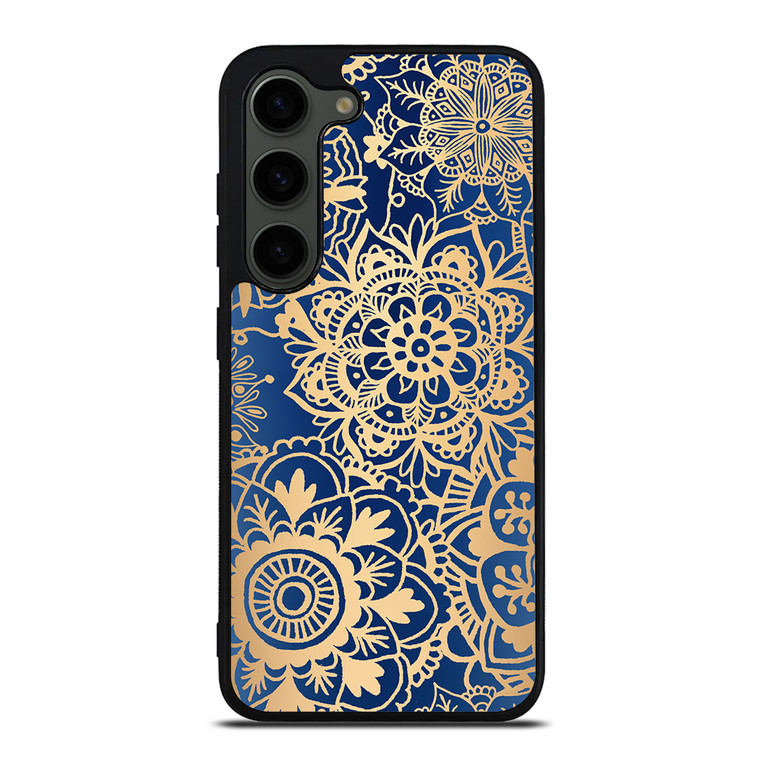 MANDALA BLUE PATTERN Samsung Galaxy S23 Plus Case Cover MANDALA BLUE PATTERN Samsung Galaxy S23 Plus Case Cover
