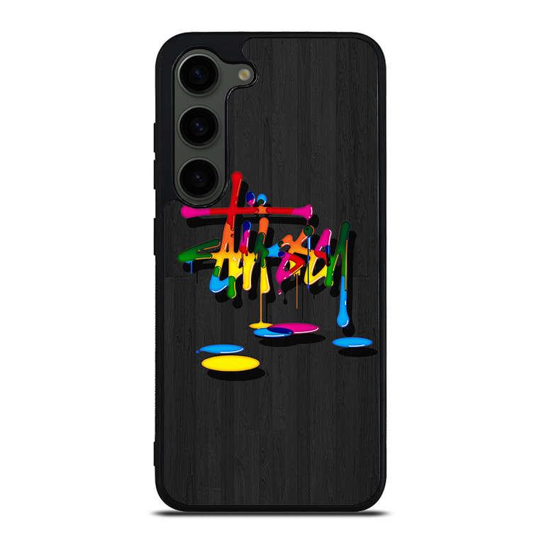 STUSSY PAINT LOGO Samsung Galaxy S23 Plus Case Cover