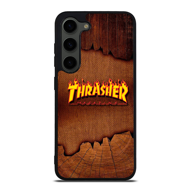 THRASER MAGAZINE WOODEN Samsung Galaxy S23 Plus Case Cover THRASER MAGAZINE WOODEN Samsung Galaxy S23 Plus Case Cover