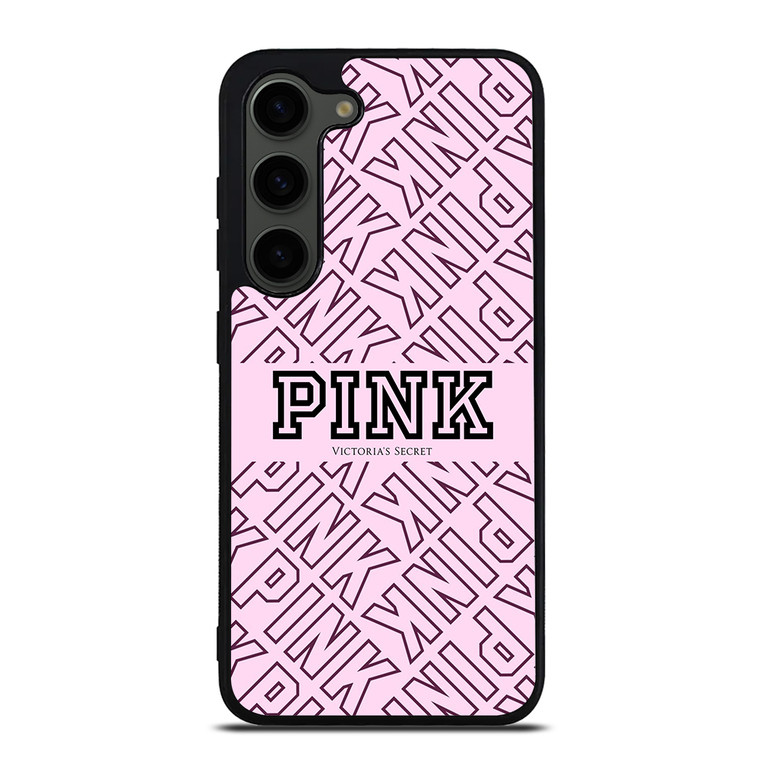 VICTORIA'S SECRET PINK LOGO PATTERN Samsung Galaxy S23 Plus Case Cover
