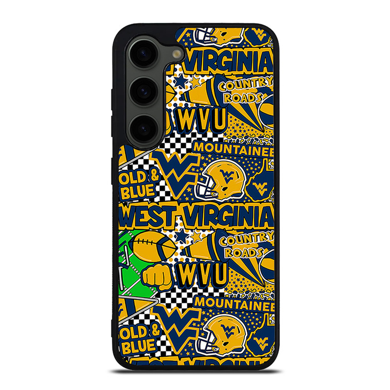 WEST VIRGINIA MOUNTAINEERS COLLAGE Samsung Galaxy S23 Plus Case Cover WEST VIRGINIA MOUNTAINEERS COLLAGE Samsung Galaxy S23 Plus Case Cover