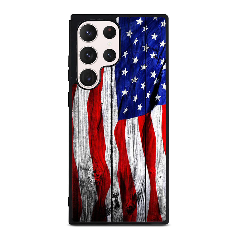 AMERICAN WOODEN Samsung Galaxy S23 Ultra Case Cover