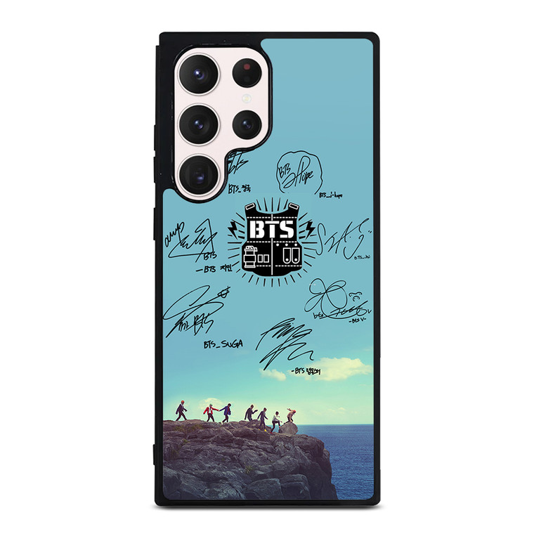 BANGTAN BOYS BTS SIGNATURE Samsung Galaxy S23 Ultra Case Cover