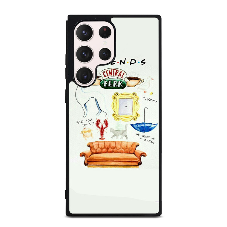 FRIENDS CENTRAL PERK ART Samsung Galaxy S23 Ultra Case Cover