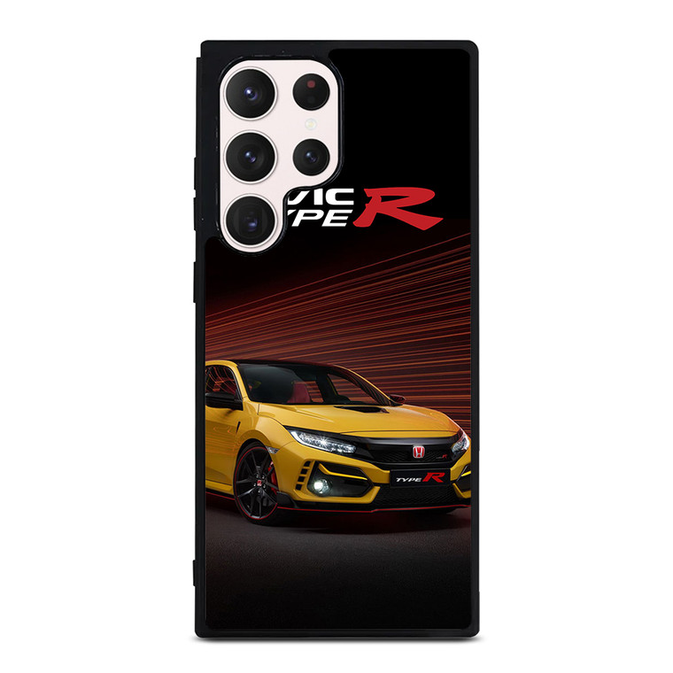 HONDA CIVIC YELLOW CAR Samsung Galaxy S23 Ultra Case Cover