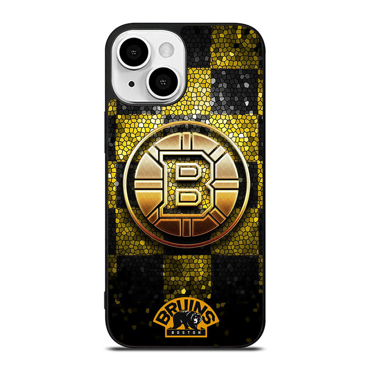 BOSTON BRUINS GOLD LOGO iPhone 13 Mini Case Cover