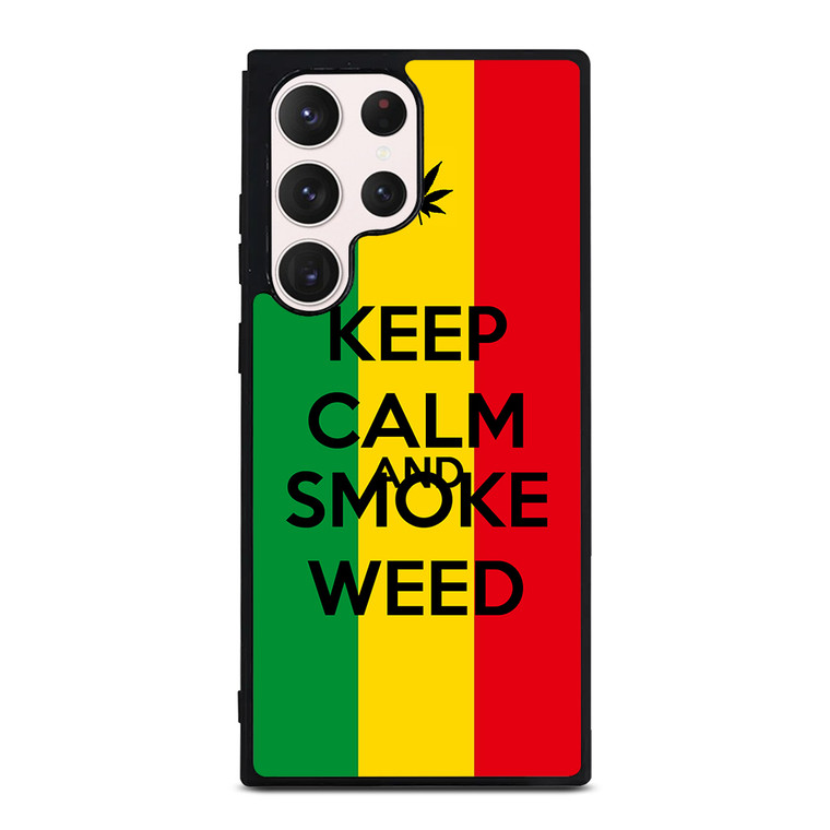 KEEP CALM AND SMOKE WEED 2 Samsung Galaxy S23 Ultra Case Cover