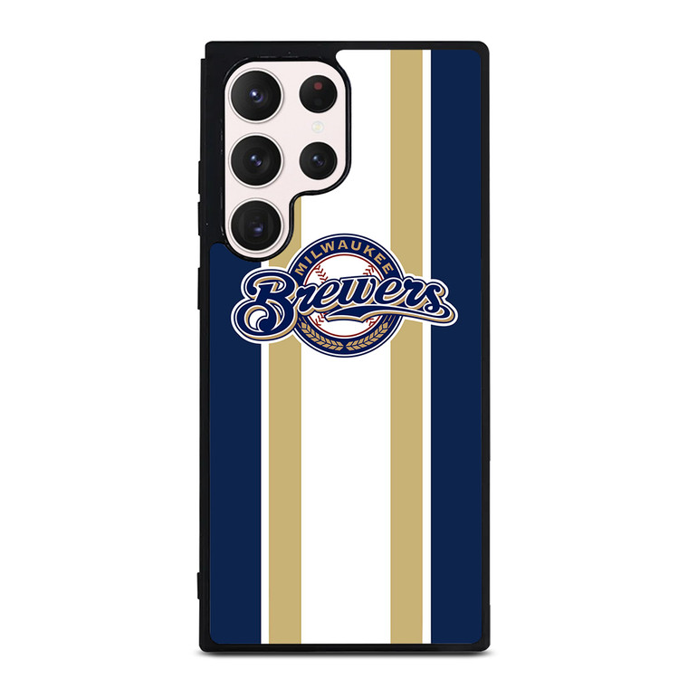 MILWAUKEE BREWERS STRIPE Samsung Galaxy S23 Ultra Case Cover MILWAUKEE BREWERS STRIPE Samsung Galaxy S23 Ultra Case Cover