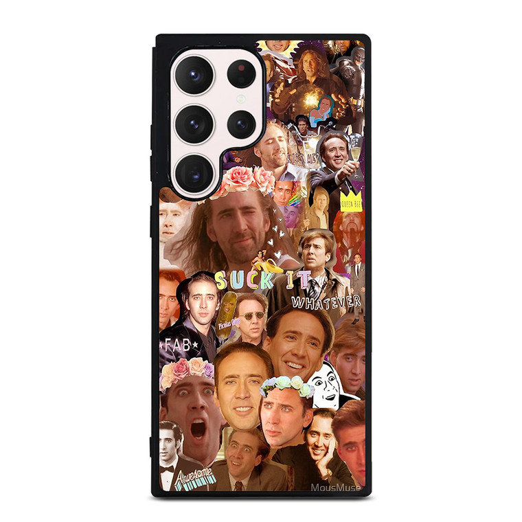 NICOLAS CAGE COLLAGE 2 Samsung Galaxy S23 Ultra Case Cover