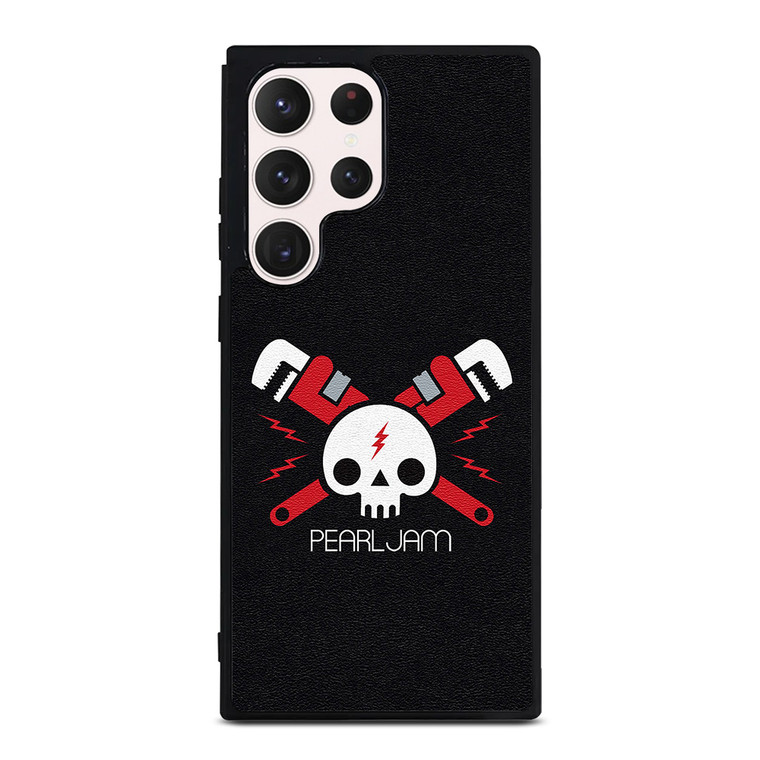 PEARL JAM SKULL Samsung Galaxy S23 Ultra Case Cover PEARL JAM SKULL Samsung Galaxy S23 Ultra Case Cover