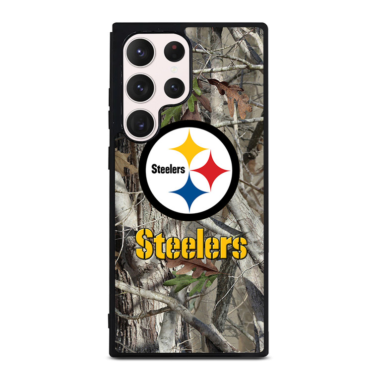 PITTSBURGH STEELERS TREE CAMO Samsung Galaxy S23 Ultra Case Cover