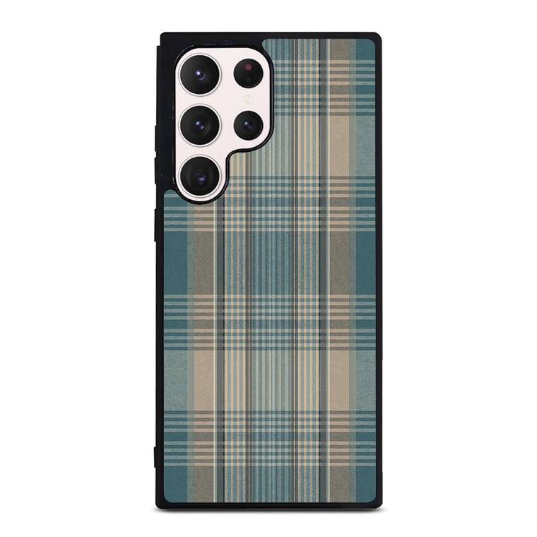 PLAID GREY Samsung Galaxy S23 Ultra Case Cover