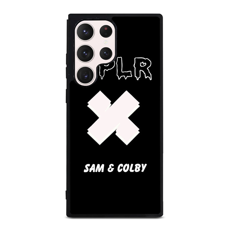 SAM AND COLBY XPLR X LOGO Samsung Galaxy S23 Ultra Case Cover
