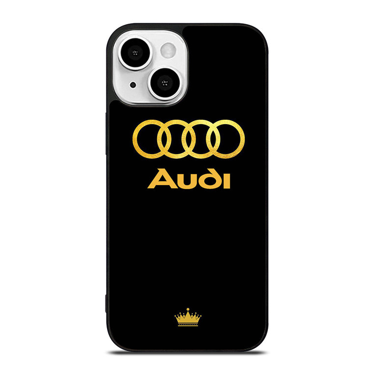 AUDI GOLD LOGO iPhone 13 Mini Case Cover