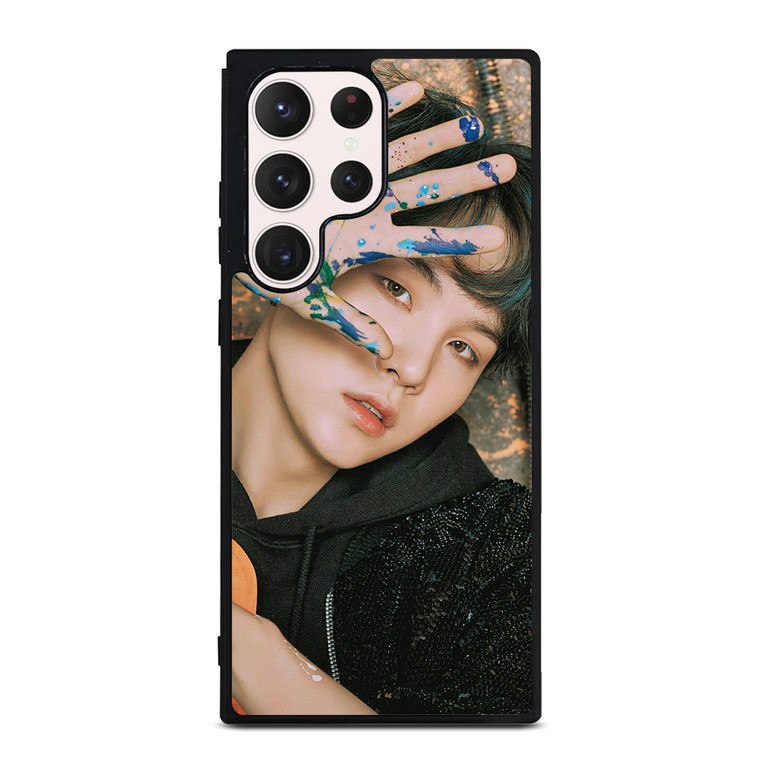 SUGA BTS BANGTAN BOYS FACE Samsung Galaxy S23 Ultra Case Cover
