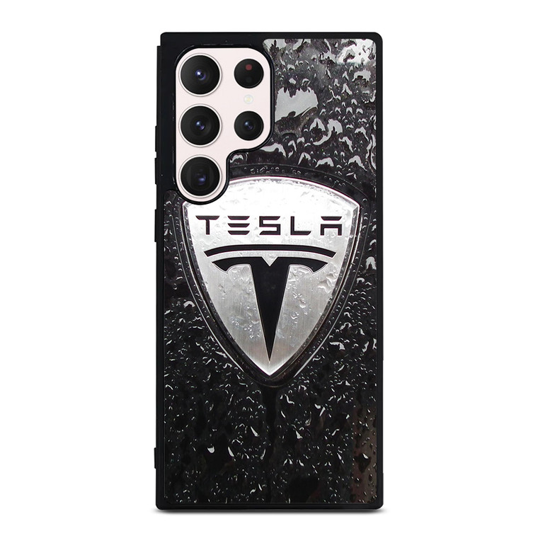 TESLA RAINDROP LOGO Samsung Galaxy S23 Ultra Case Cover