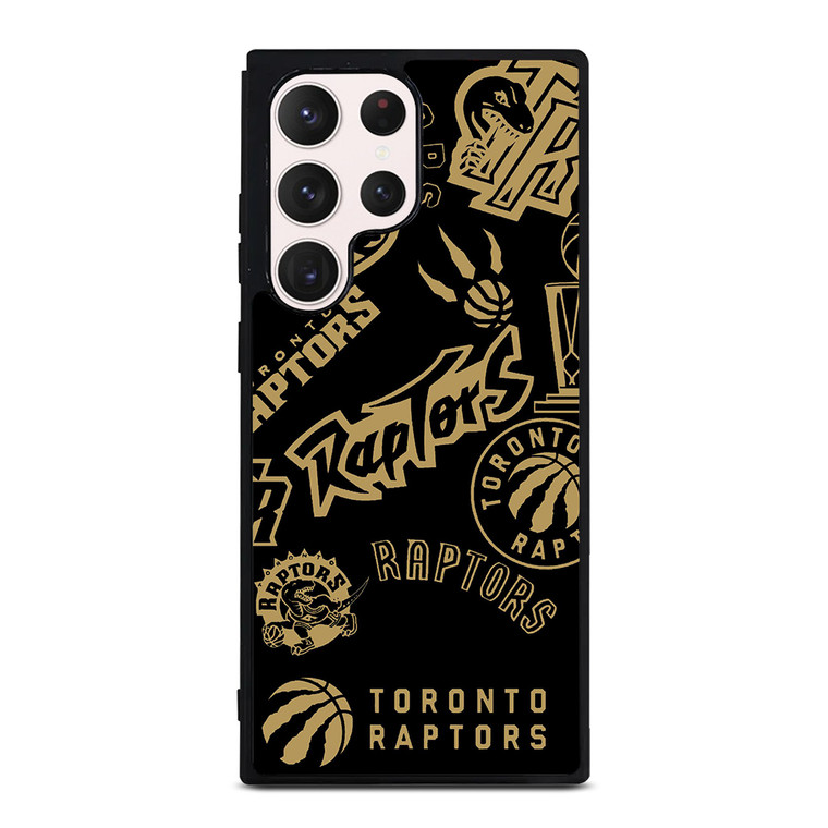 TORONTO RAPTORS LOGO COLLAGE Samsung Galaxy S23 Ultra Case Cover