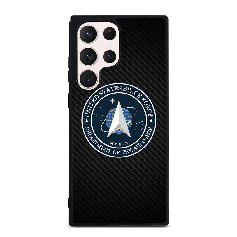 UNITED STATES SPACE CORPS USSC CARBON LOGO Samsung Galaxy S23 Ultra Case Cover