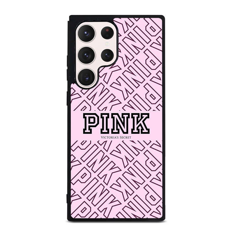 VICTORIA'S SECRET PINK LOGO PATTERN Samsung Galaxy S23 Ultra Case Cover