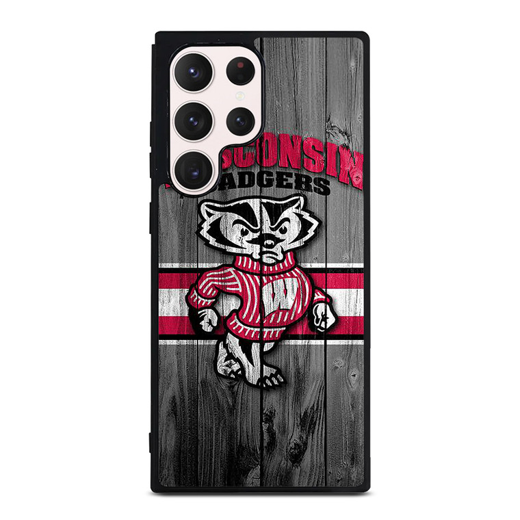 WISCONSIN BADGERS LOGO Samsung Galaxy S23 Ultra Case Cover