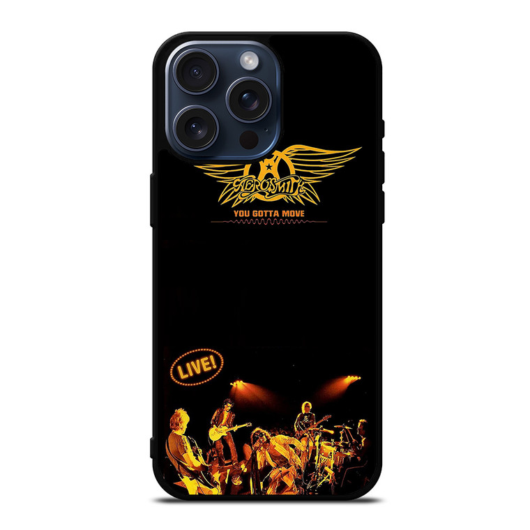 AEROSMITH LIVE iPhone 15 Pro Max Case Cover