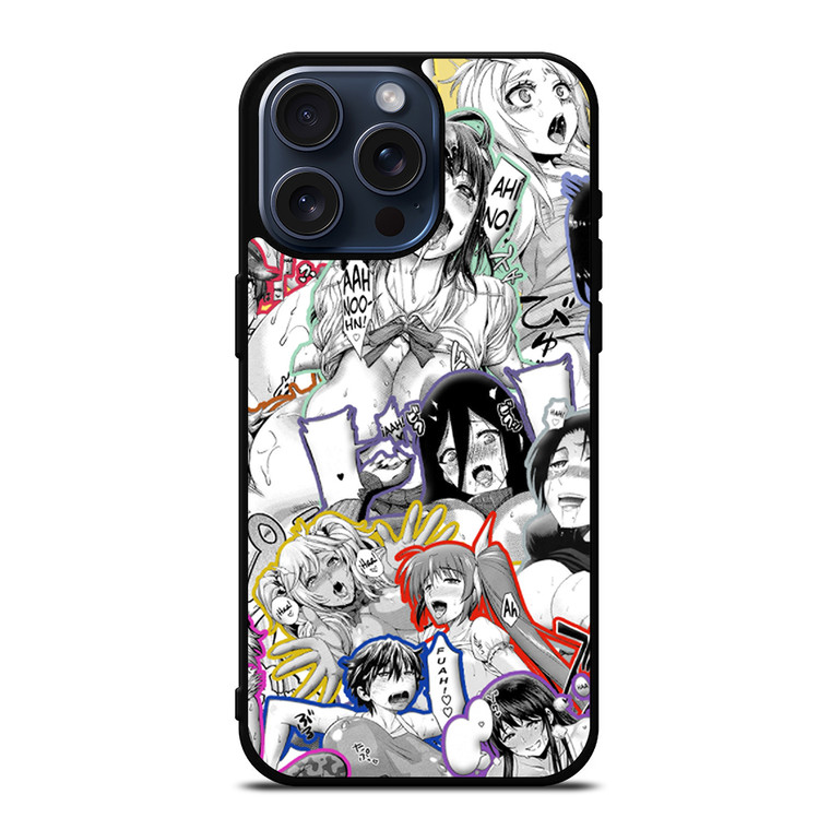 AHEGAO FACE ANIME 1 iPhone 15 Pro Max Case Cover
