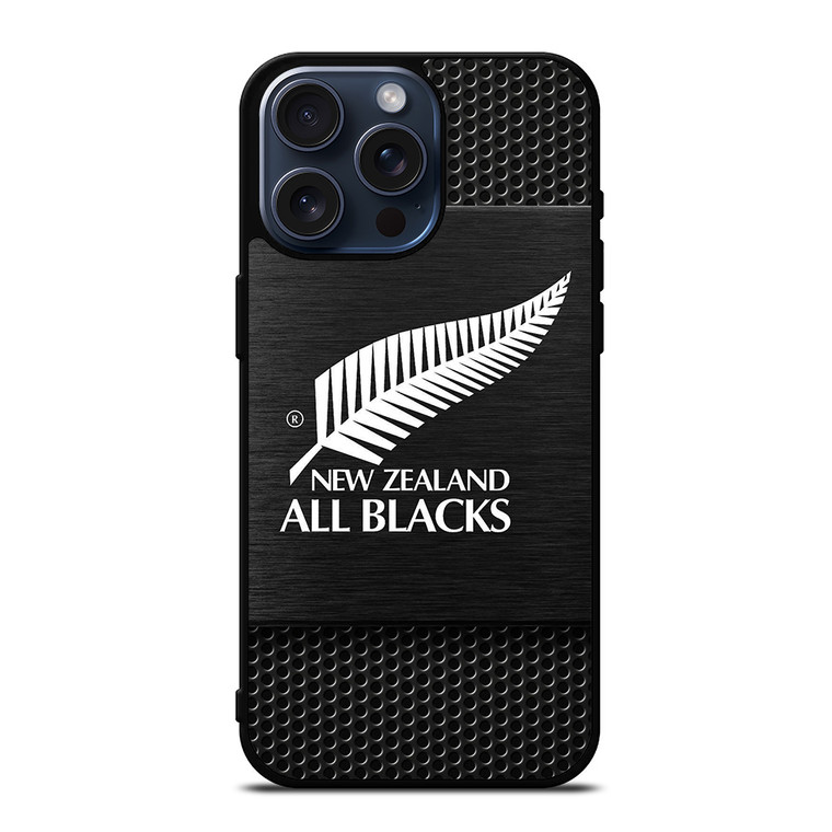 ALL BLACKS NEW ZEALAND RUGBY 4 iPhone 15 Pro Max Case Cover