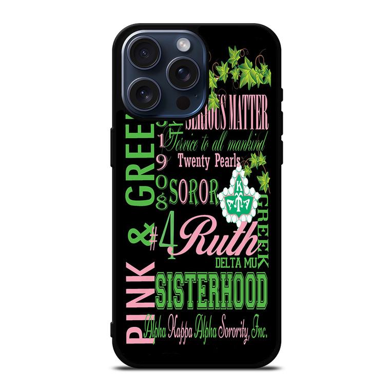 ALPHA KAPPA ALPHA 1 iPhone 15 Pro Max Case Cover