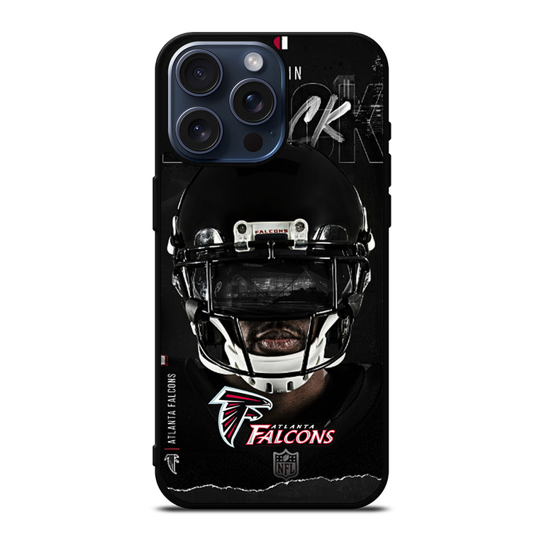ATLANTA FALCONS BLACK iPhone 15 Pro Max Case Cover