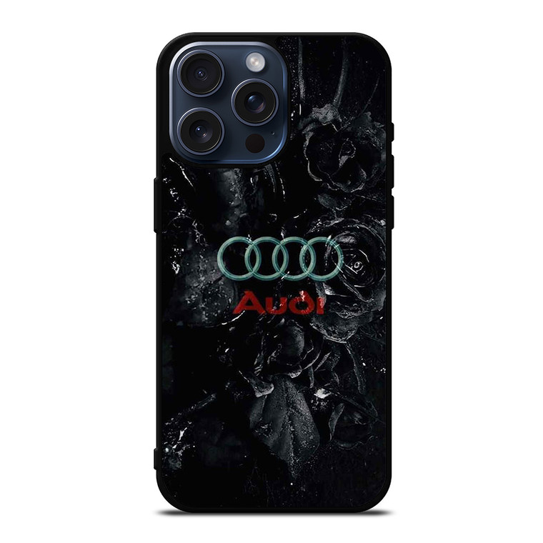 AUDI FLOWER LOGO iPhone 15 Pro Max Case Cover