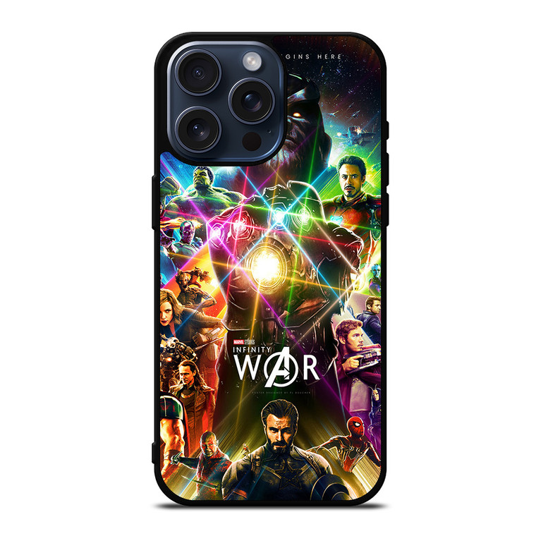 AVENGERS INFINITY WAR 3 iPhone 15 Pro Max Case Cover