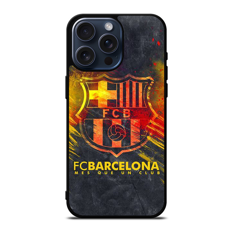 BARCELONA LOGO ART iPhone 15 Pro Max Case Cover